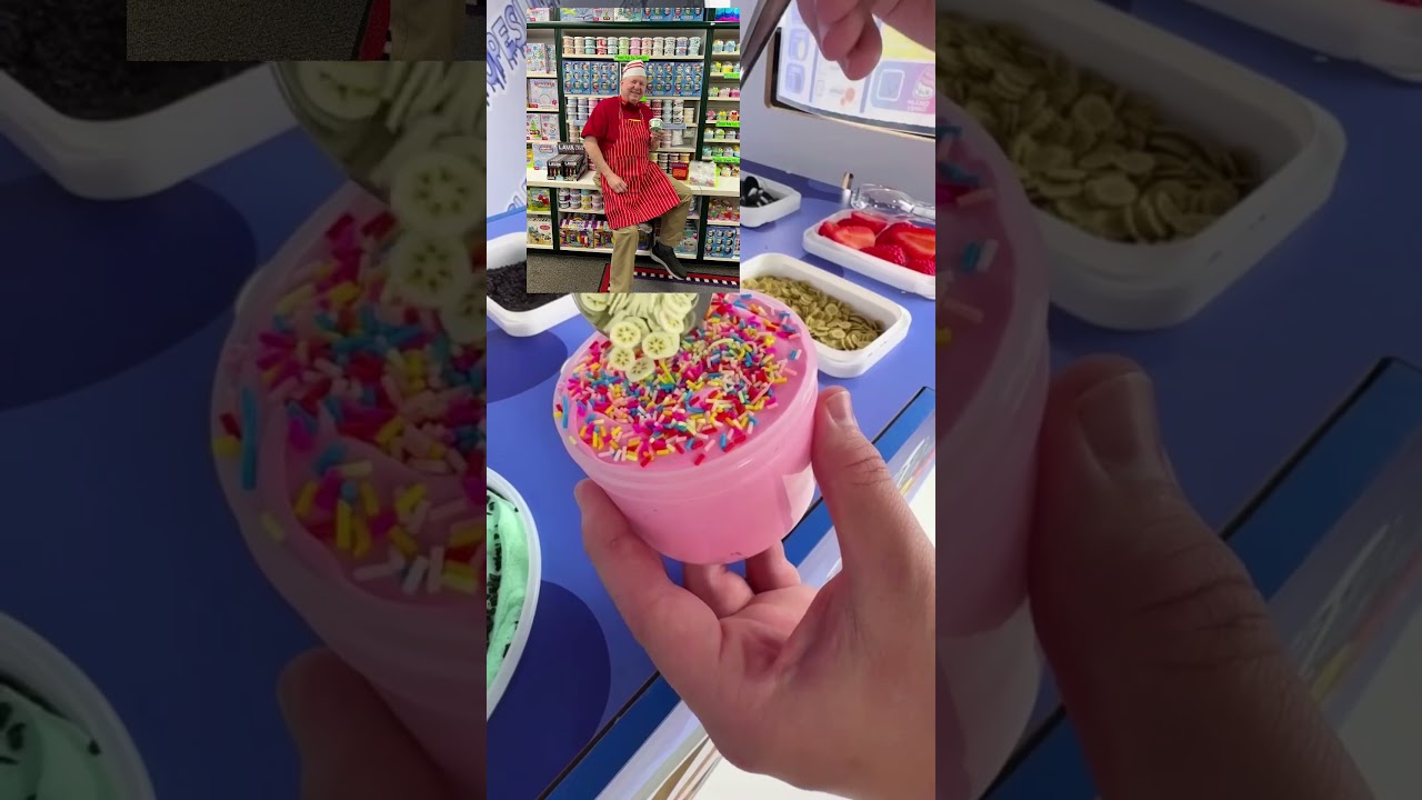 Visit the Dope Slime Sundae cart with Toy Man 