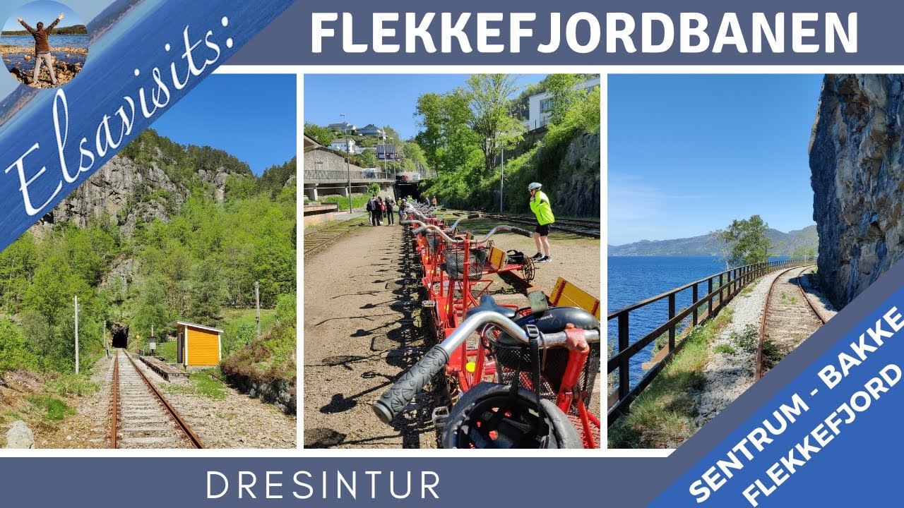 Elsavisits: Flekkefjordbanen dresintur / railway trolley ride