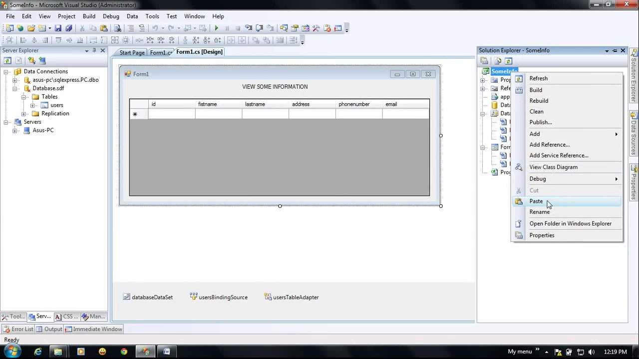 Deploy Project With MS Sql Server Compact Database