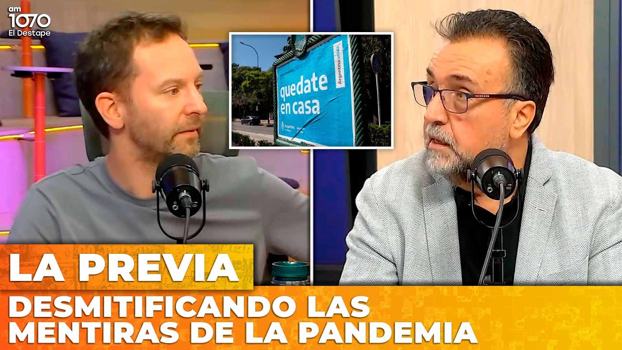 DESMITIFICANDO LAS MENTIRAS DE LA PANDEMIA  | La PREVIA con Ari Lijalad y Roberto Navarro