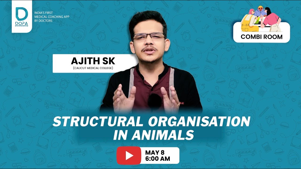 STRUCTURAL ORGANISATION IN ANIMALS  | ഒരുമിച്ചിരുന്ന് പഠിക്കാം COMBI ROOMIലൂടെ | AJITH S K