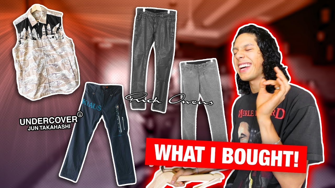 WHAT I BOUGHT from Undercover & Rick Owens DRKSHDW