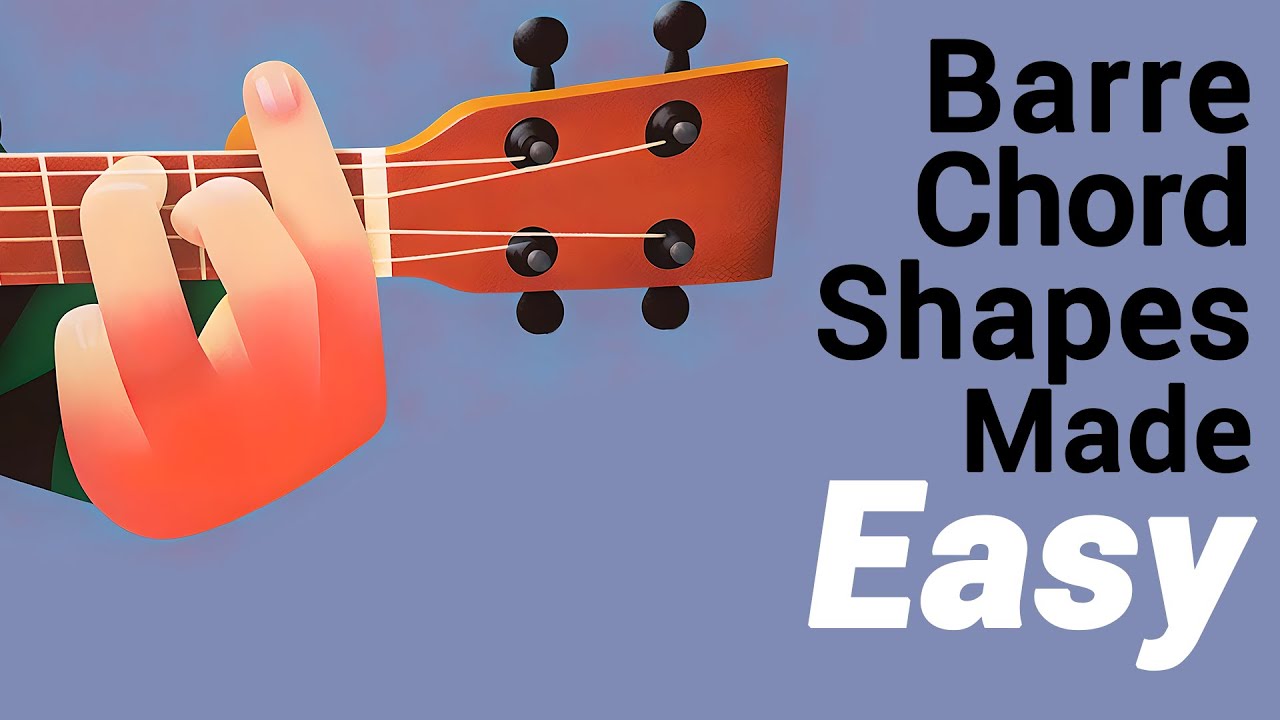 Barre Chords Shapes Made Easy | Ukulele Tutorial