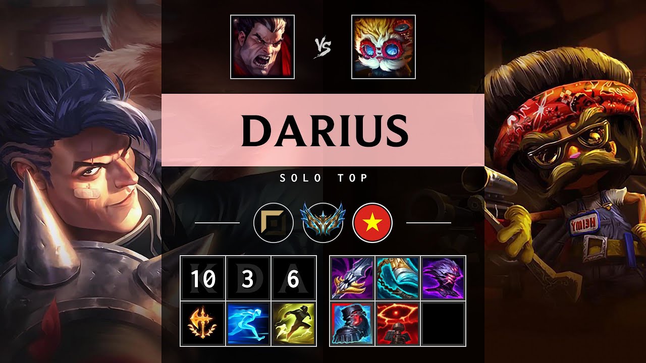 Darius Top vs Heimerdinger - VN Challenger Patch 25.06