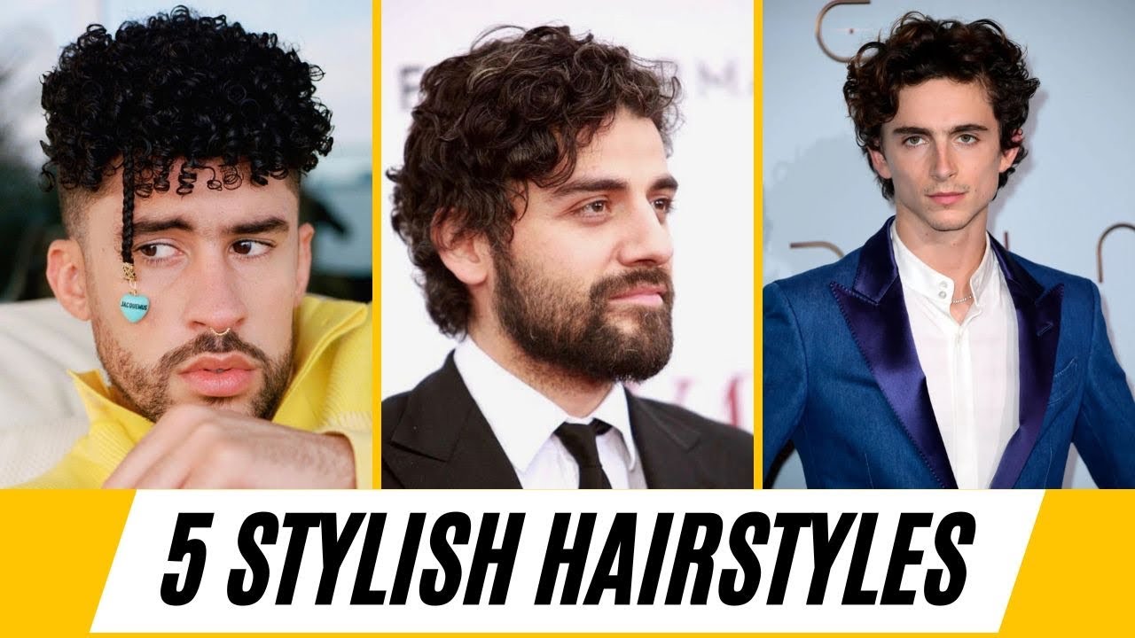 5 Stylish Hairstyles for Men 2024 (Bad Bunny, A$ap Rocky Oscar Isaac)