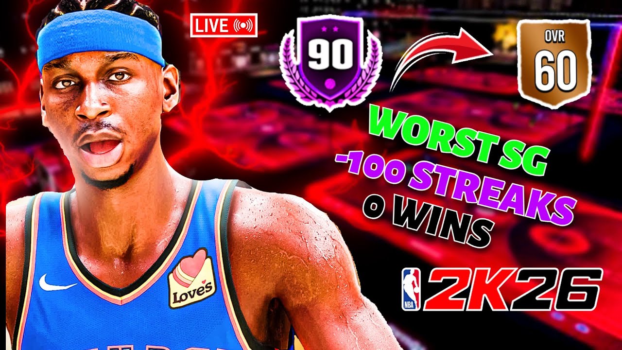 -100 LOST STREAK 🔥Worst BUILD 🚨 | NBA 2k26 |