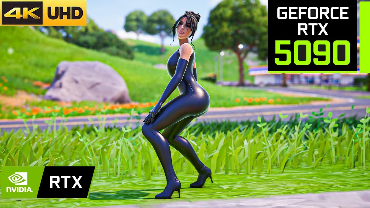 Destroying the RTX 5090 in Fortnite with hidden ULTRA GRAPHICS settings!