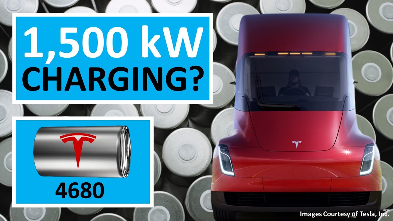 Will TESLA 4680 BATTERIES Really CHARGE THIS FAST? (Tesla Semi)