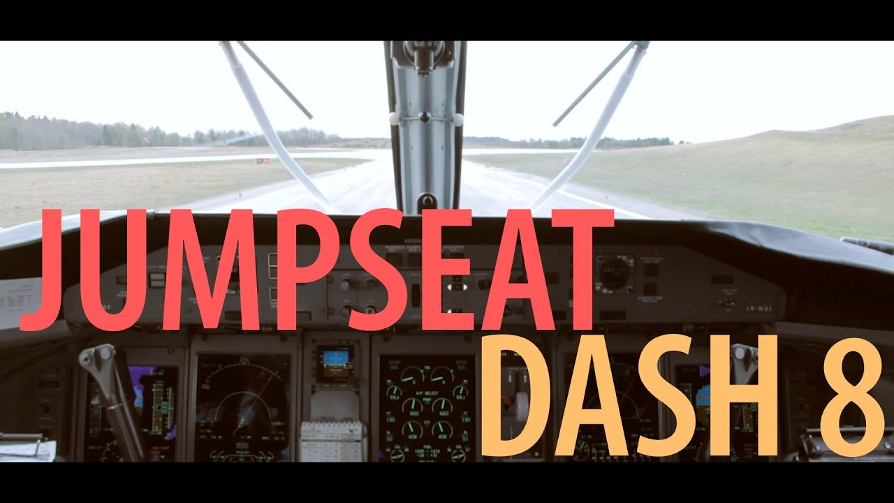 Cockpit Departure From Torp - Wider&oslash;e Dash-8 Q400