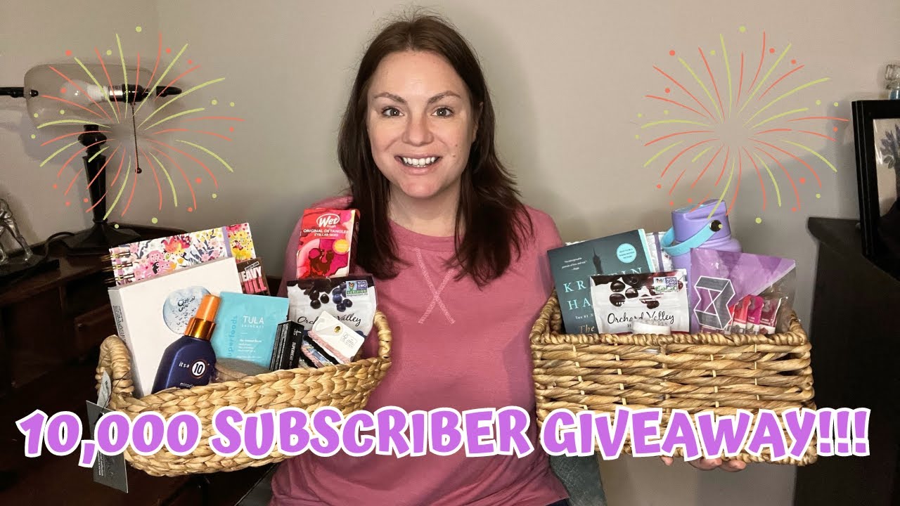 ✨10,000 SUBSCRIBER GIVEAWAY!! ✨