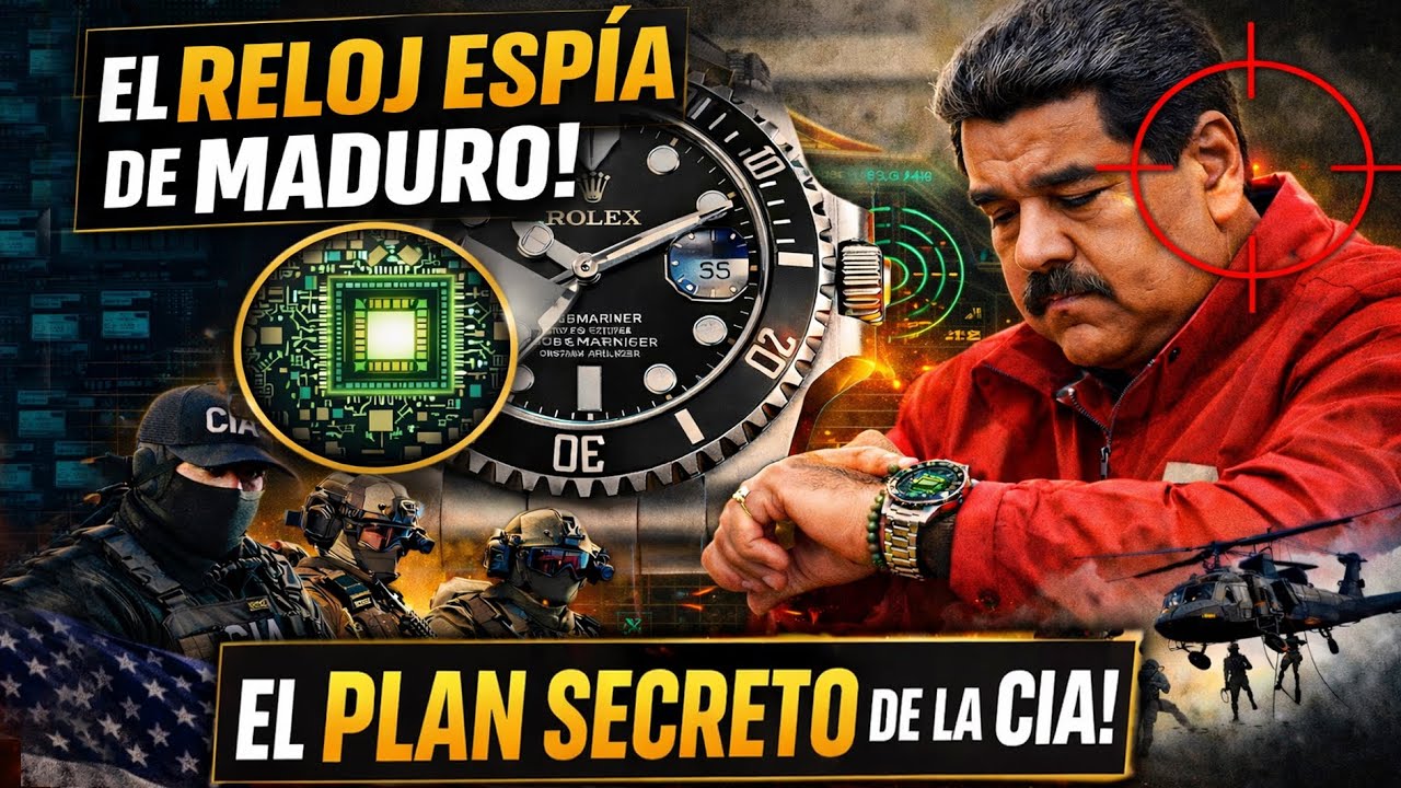 EL Reloj ESP&Iacute;A que DELAT&Oacute; a Nicol&aacute;s Maduro ⏰️ La Operaci&oacute;n SECRETA del MOSAD!!!