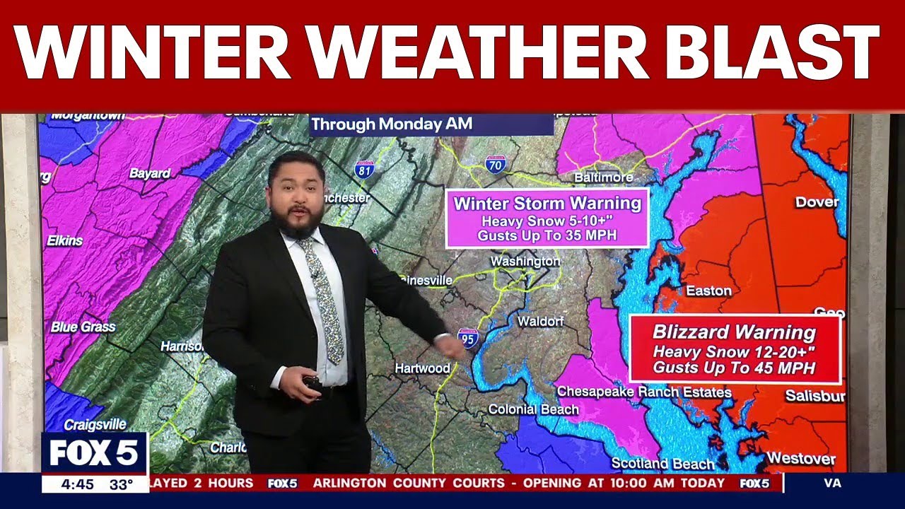 DC weather: Another round of snow hits DMV