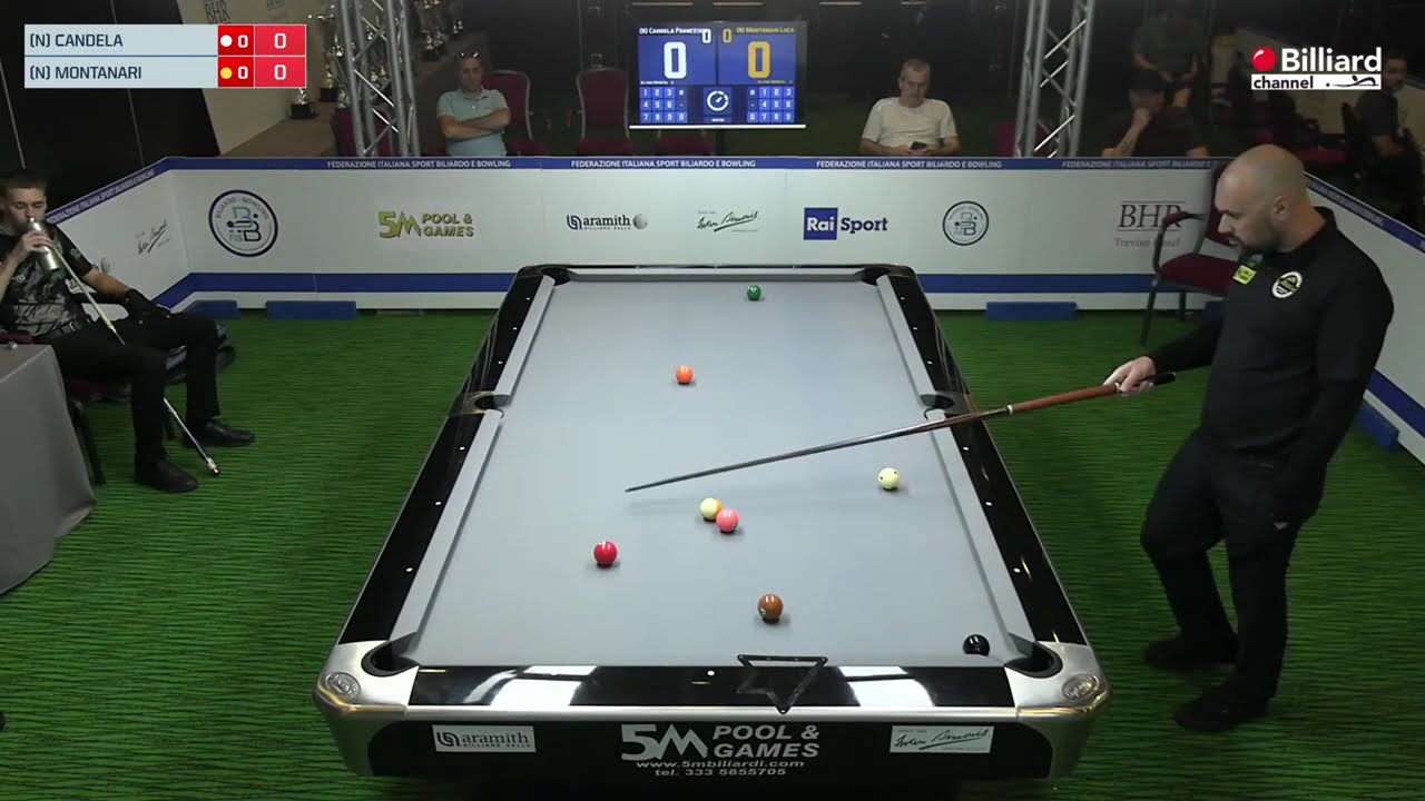 Candela Francesco VS Montanari Luca - Campionati Italiani 2023/2024 Pool - Palla 9 Nazionali