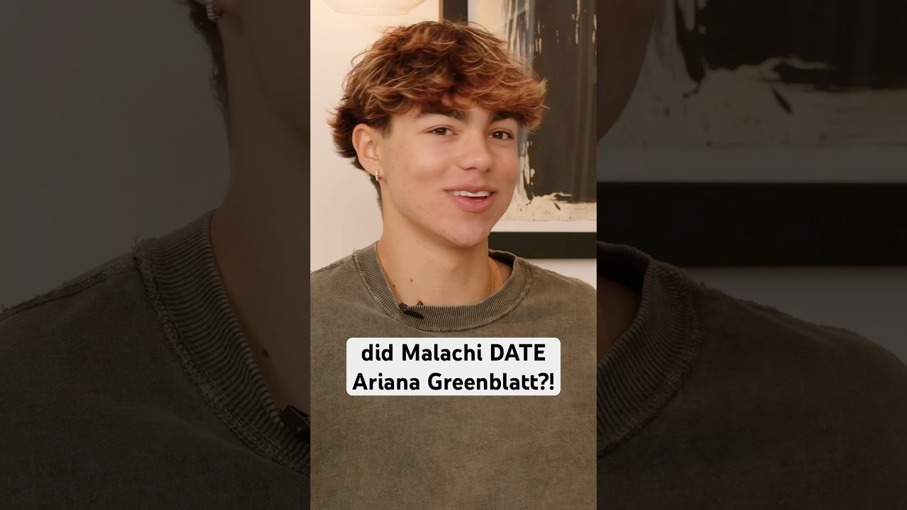 did Malachi Barton DATE Ariana Greenblatt?! #malachibarton #arianagreenblatt #disneychannel