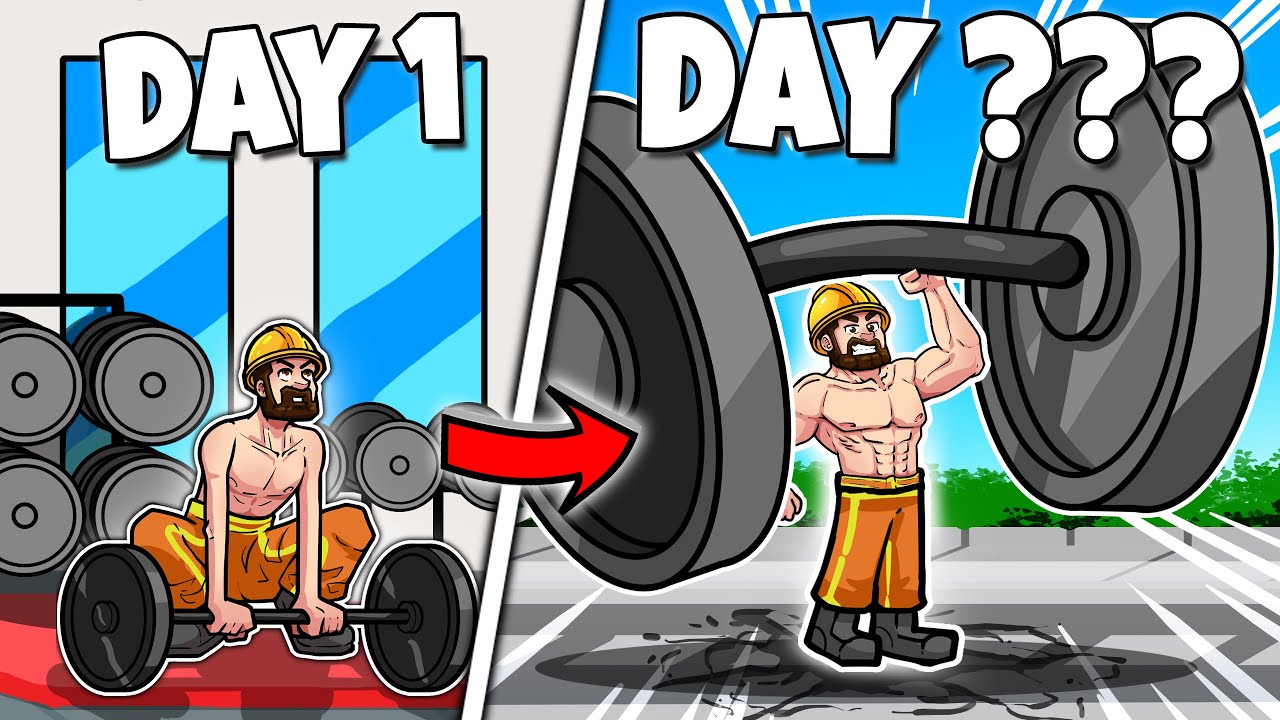 I became the WORLD'S STRONGEST MAN in Idle Skilling!