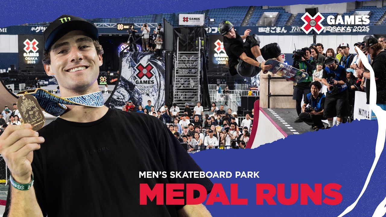 Men&rsquo;s Skateboard Park: Top 3 Runs | X Games Osaka 2025