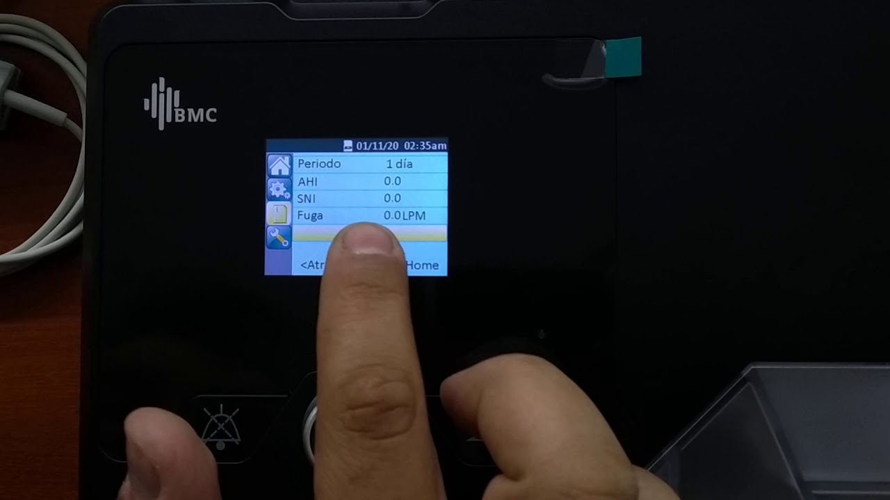 AUTOCPAP BMC G2S MODO CLINICO Y PACIENTE