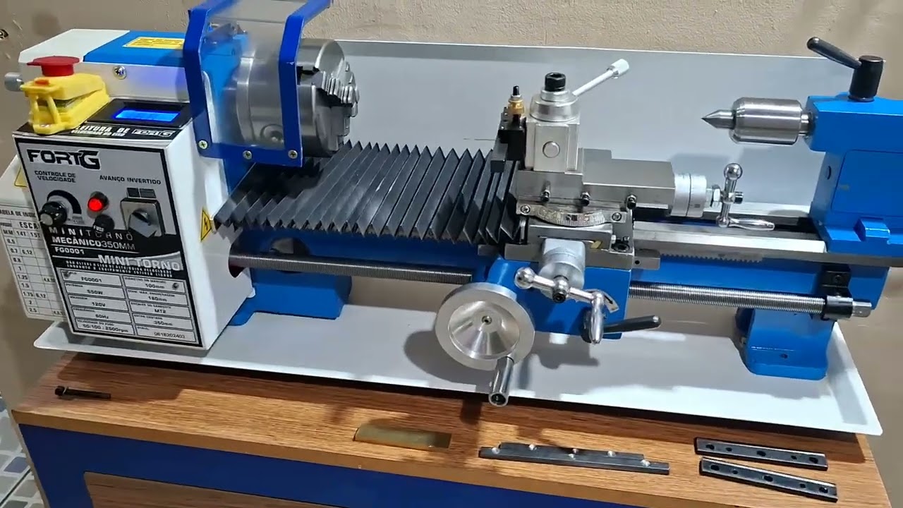 Melhorias essenciais para - Mini torno mecanico Fortg 