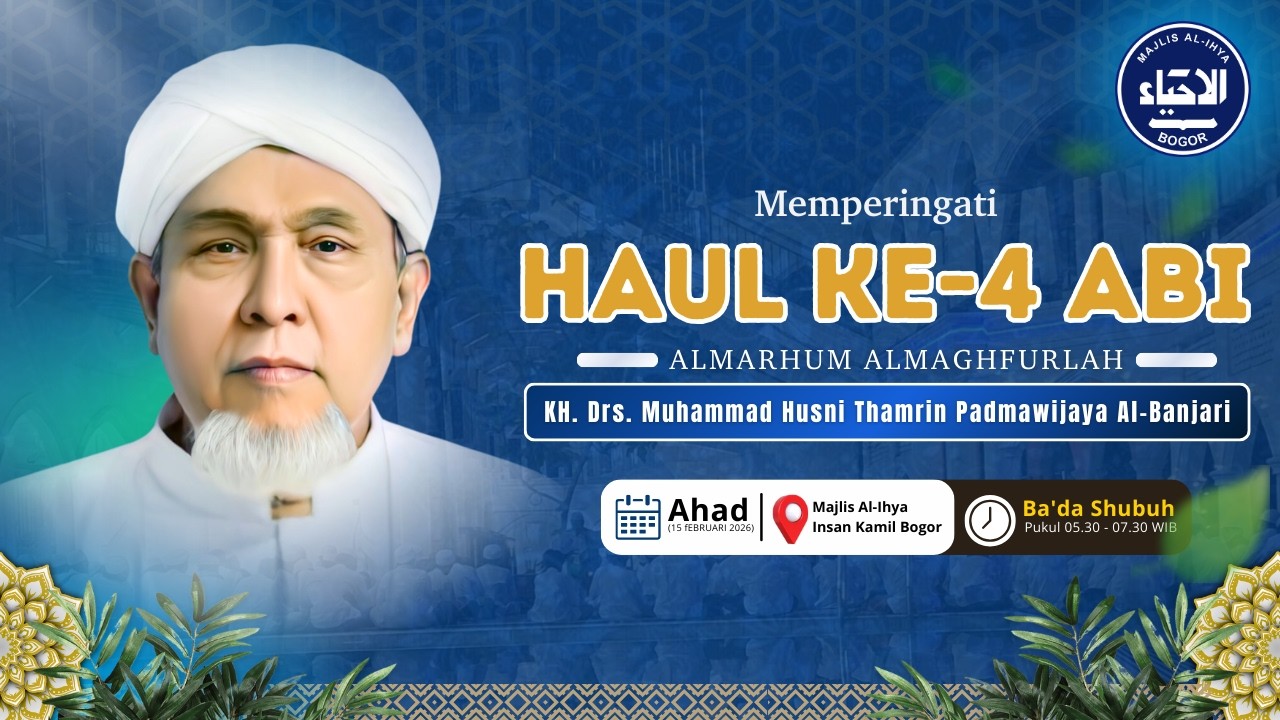 LIVE HAUL ABI - Almarhum Almagfurlah KH. Drs. Muhammad Husni Thamrin Padmawijaya Al-Banjari ke 4