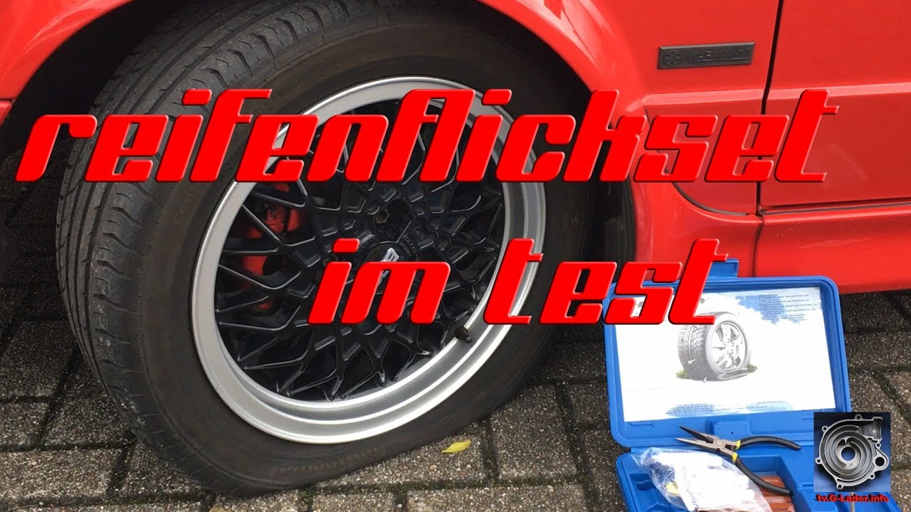 Im Test: Reifenflickset mit Vulkanisierstreifen von Haskyy - Amazon