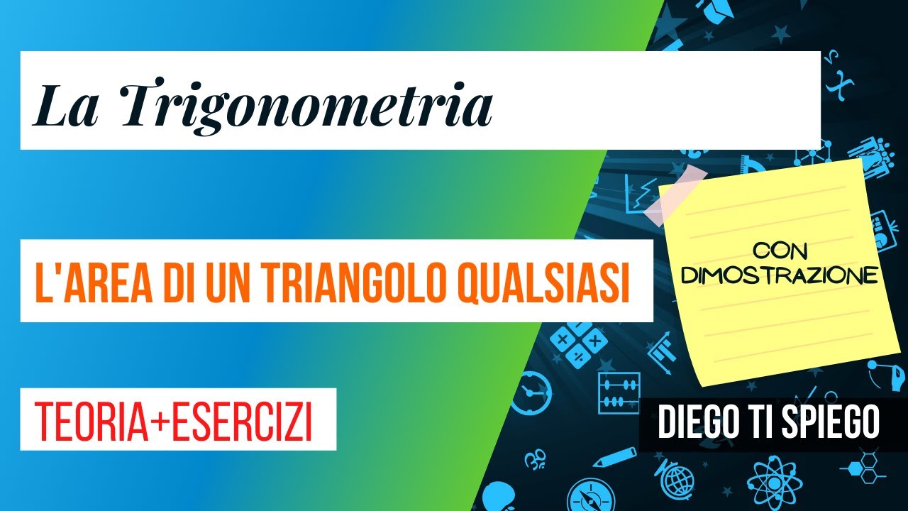 AREA DI UN TRIANGOLO ( con dimostrazione)