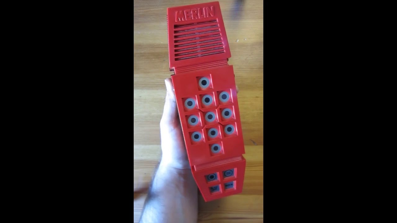 Salut les rétros le Merlin de chez Miro, jeux électronique vintage 70's