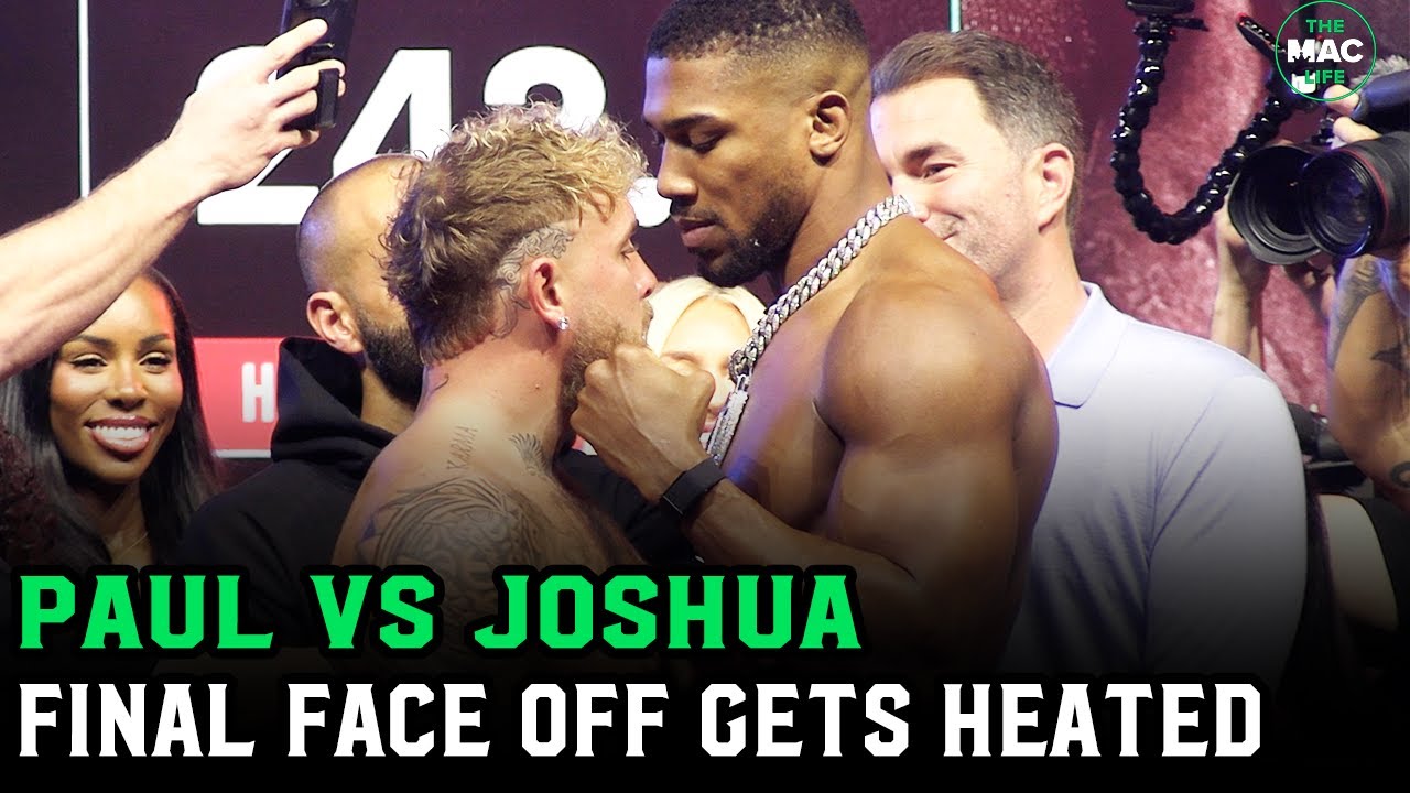 Jake Paul vs. Anthony Joshua FINAL FACE OFF