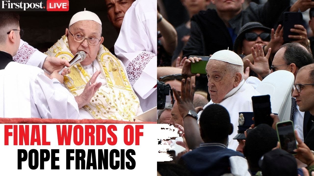 LIVE: Pope Francis' Final Appearance on Easter Sunday Before His Death | Pope Francis Dies | N18G