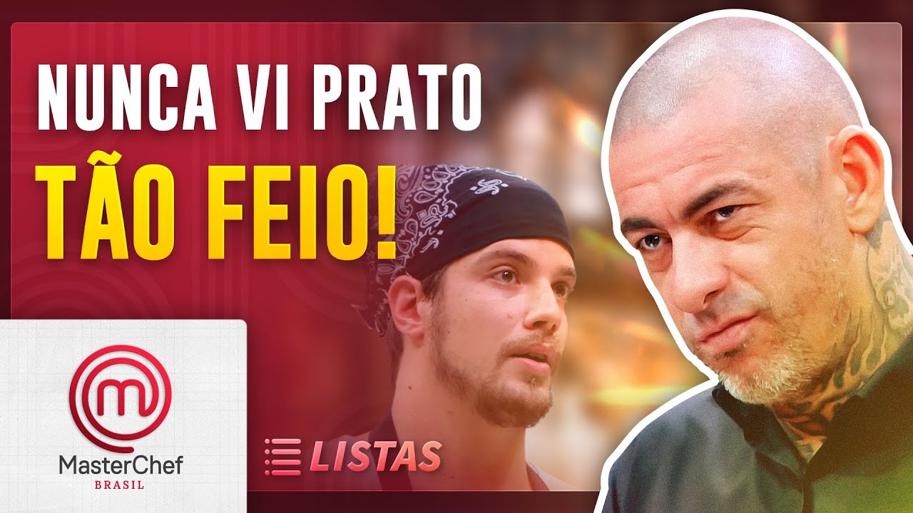 5 pratos que deram RUIM | LISTAS MASTERCHEF