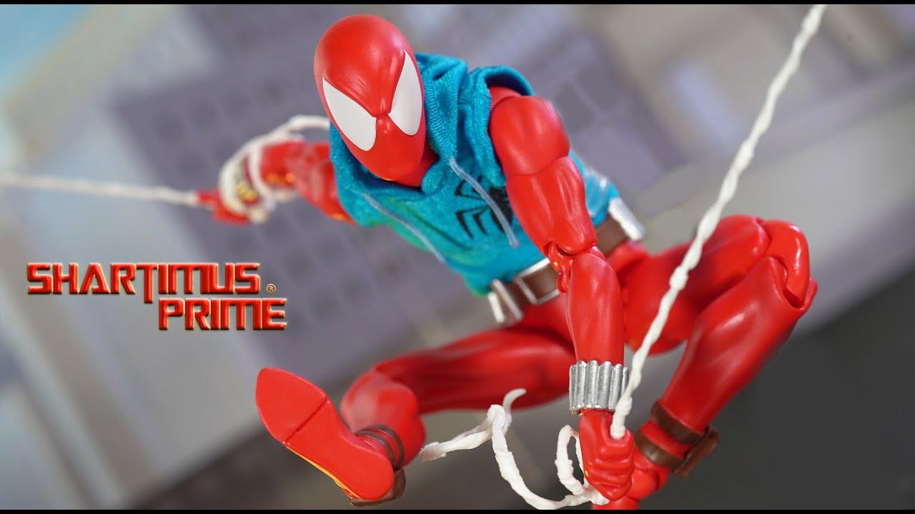 MAFEX Scarlet Spider No 186 Amazing Spider-Man Marvel Comics Medicom Toy Action Figure Review