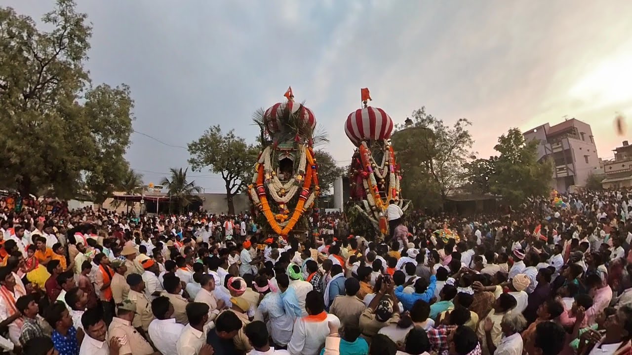 ಅಡವಿಸ್ವಾಮಿ ದೇವಸ್ಥಾನ ಹಾಗೂ ಹಾಲು ಬಸವೇಶ್ವರ ಜೋಡು ರಥೋತ್ಸವ. Adaviswami Temple JATRE, Korlagundi, Ballari.
