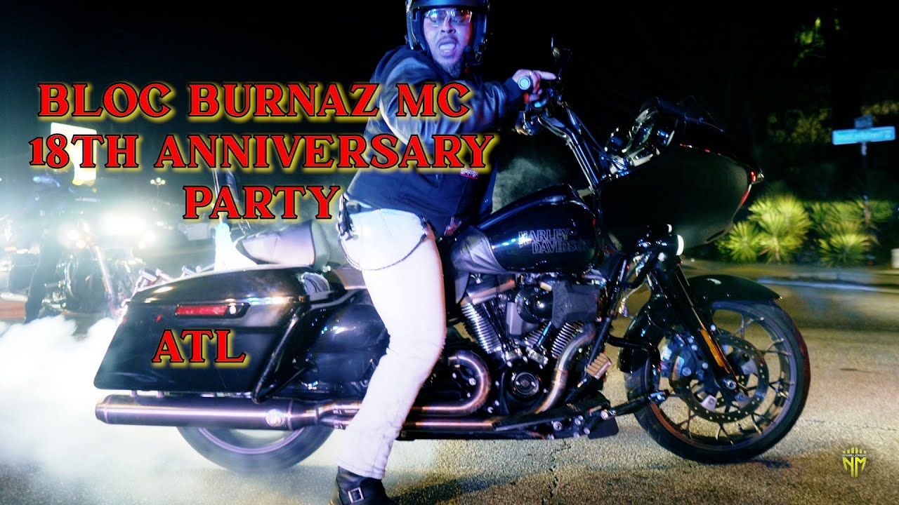 BLOC BURNAZ MC | 18-я годовщина, Атланта! Быстрые Харли | Вечеринка