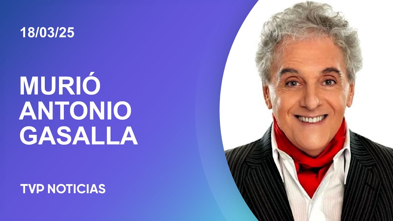 Muri&oacute; Antonio Gasalla, el actor c&oacute;mico m&aacute;s importante del espect&aacute;culo argentino