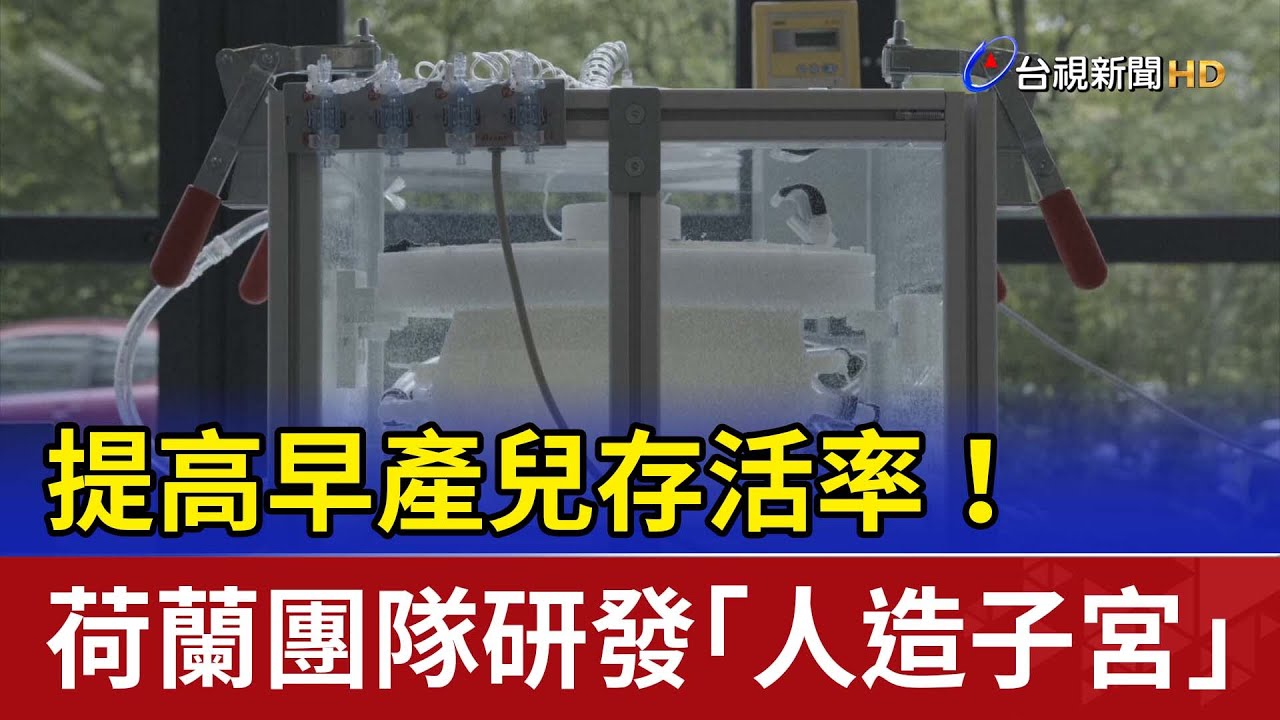 提高早產兒存活率！ 荷蘭團隊研發「人造子宮」