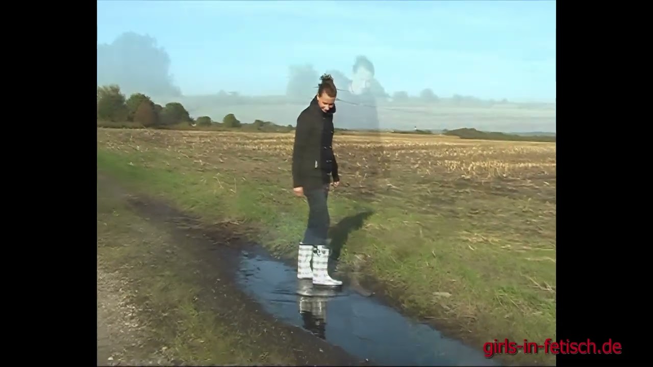 Walk Maxx Gummistiefel bei einem Spaziergang (Movie139part4)