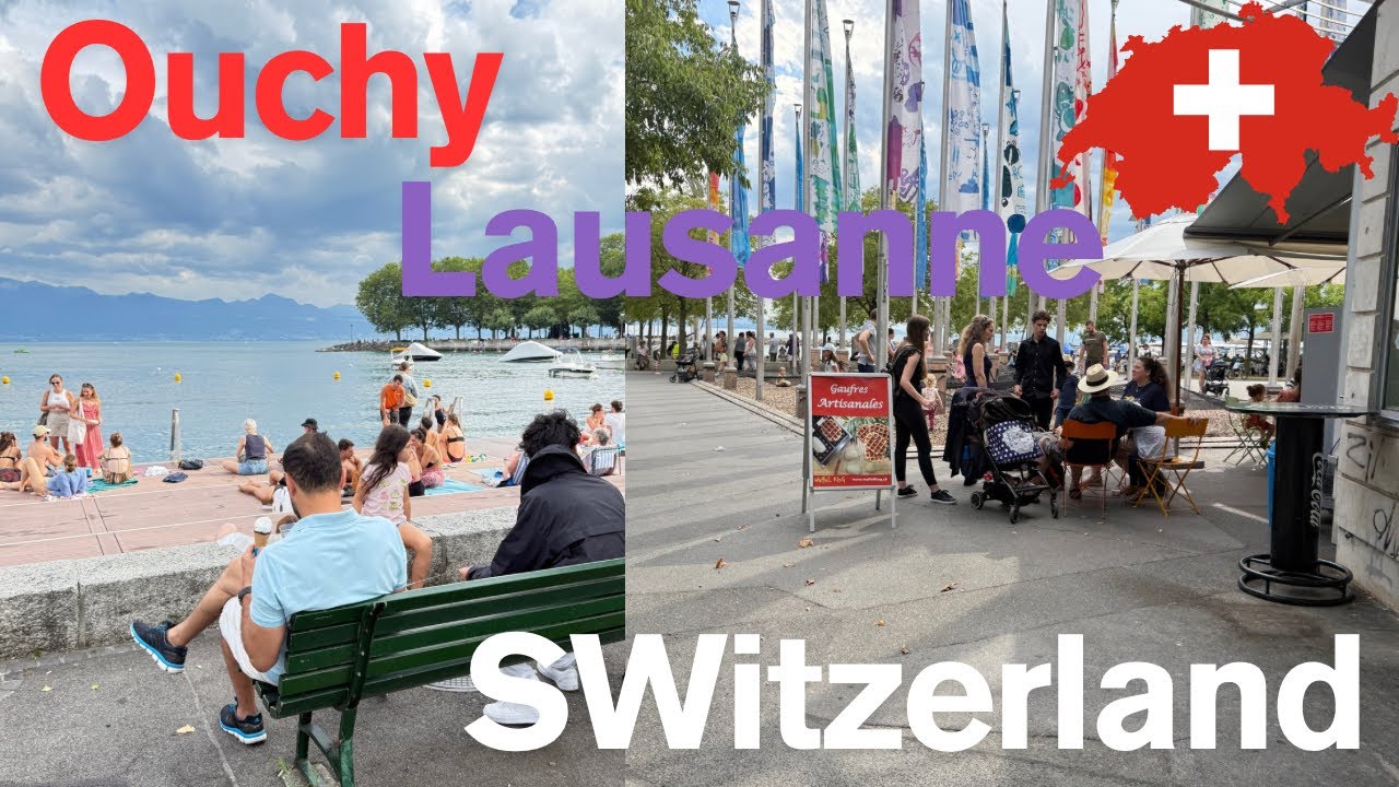 🇨🇭Walking Tour Ouchy Lausanne Switzerland