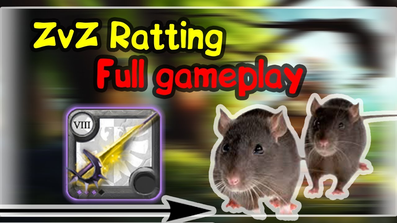 ZvZ Rat | Full Gameplay | Epic ZvZ Rat Raid | Easy Silver