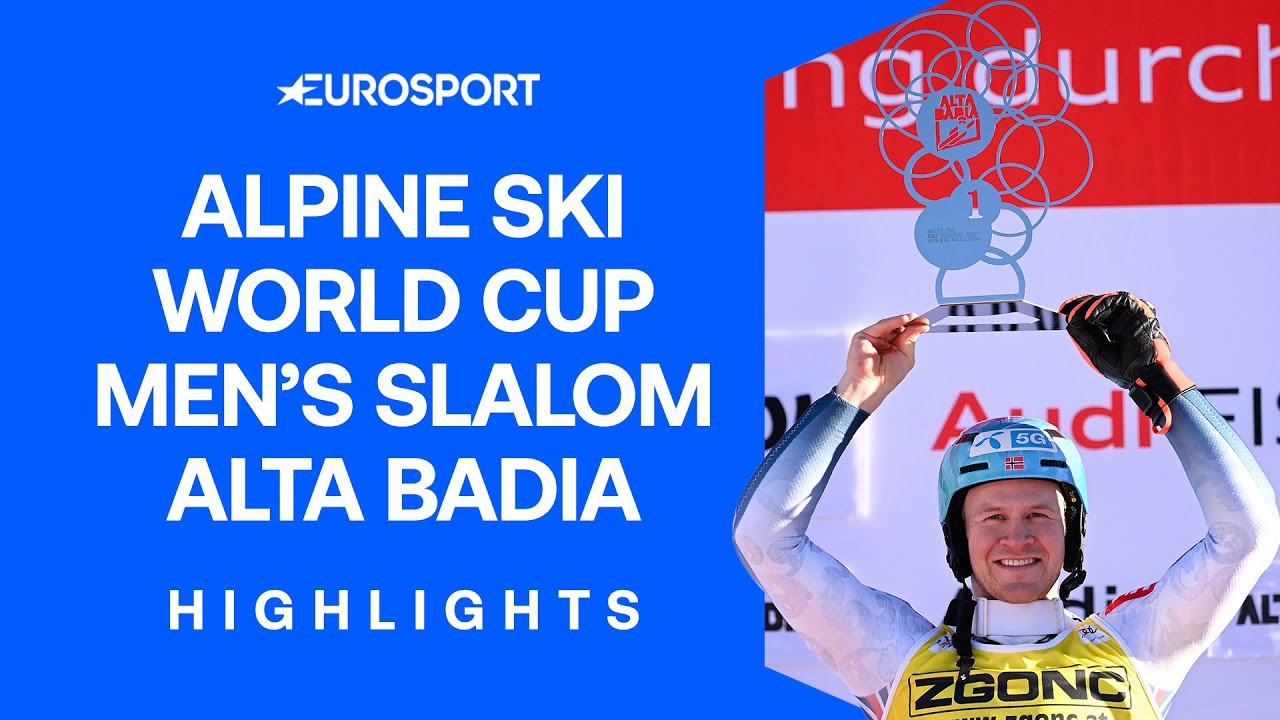 Timon Haugan Triumphs In Alta Badia 🔥 | FIS Alpine Ski World Cup 2024/25 Highlights