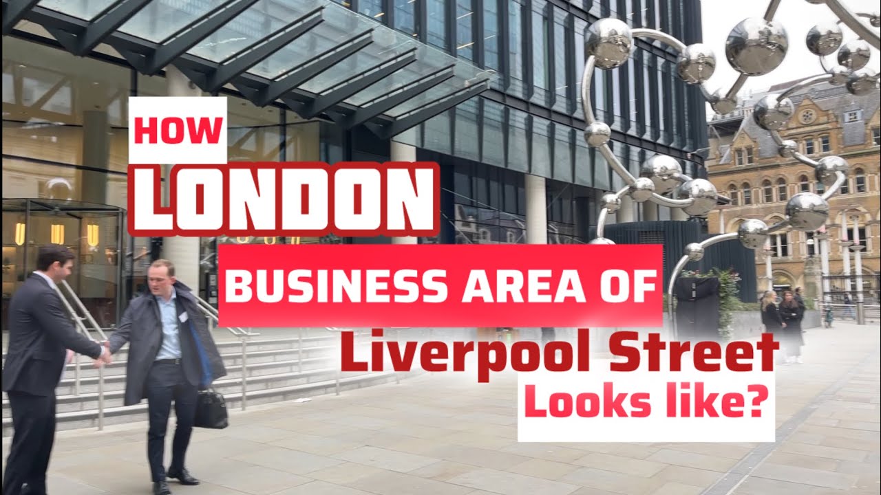 How London Business Area Full of Offices Looks Like? Who Are These People?