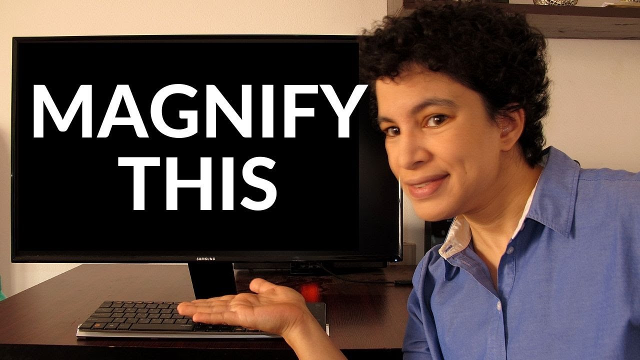 Using the Computer with a Visual Impairment - How I Do It