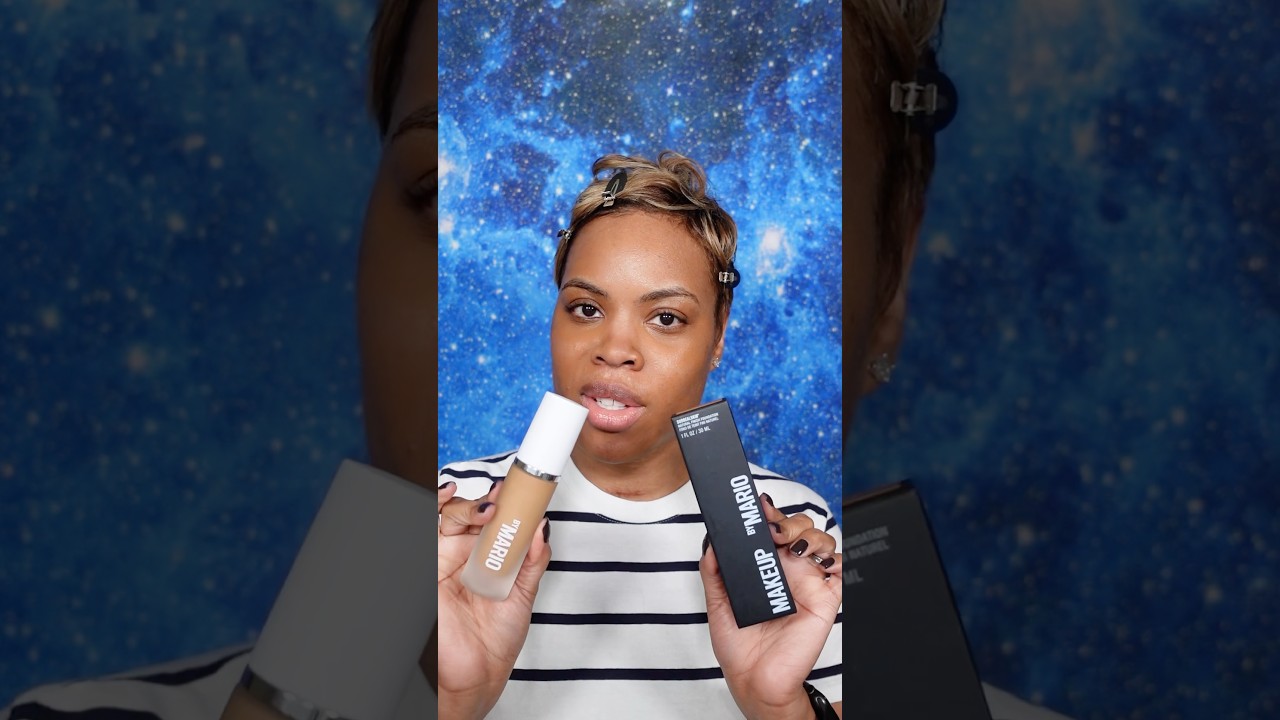 Демонстрация тональной основы Make By Mario Surreal Skin Natural Finish