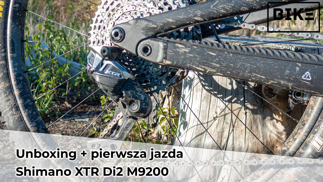 Unboxing + pierwsza jazda Shimano XTR Di2 M9200