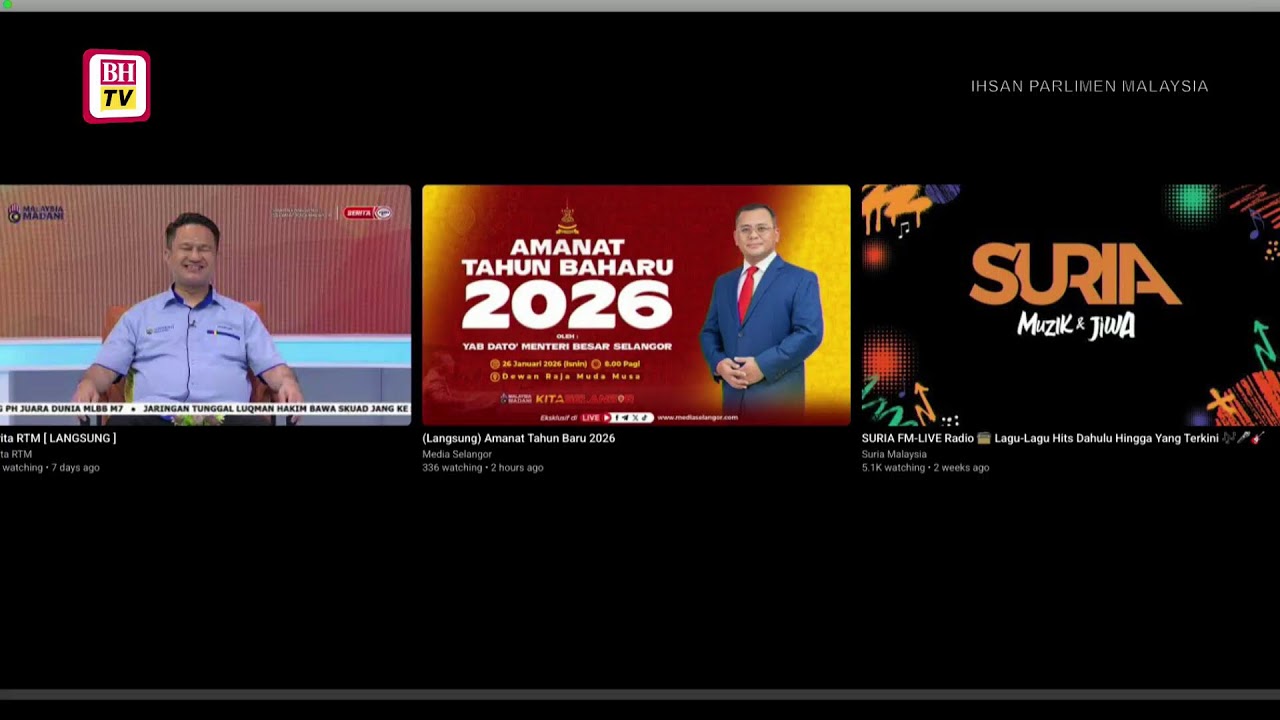 [LANGSUNG] Persidangan Mesyuarat Pertama Penggal Kelima Parlimen ke-15 | 26 Januari 2026