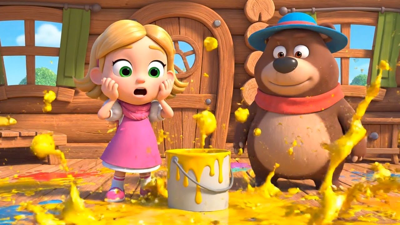 🎨👧🐻 Masha and the Big Art Contest