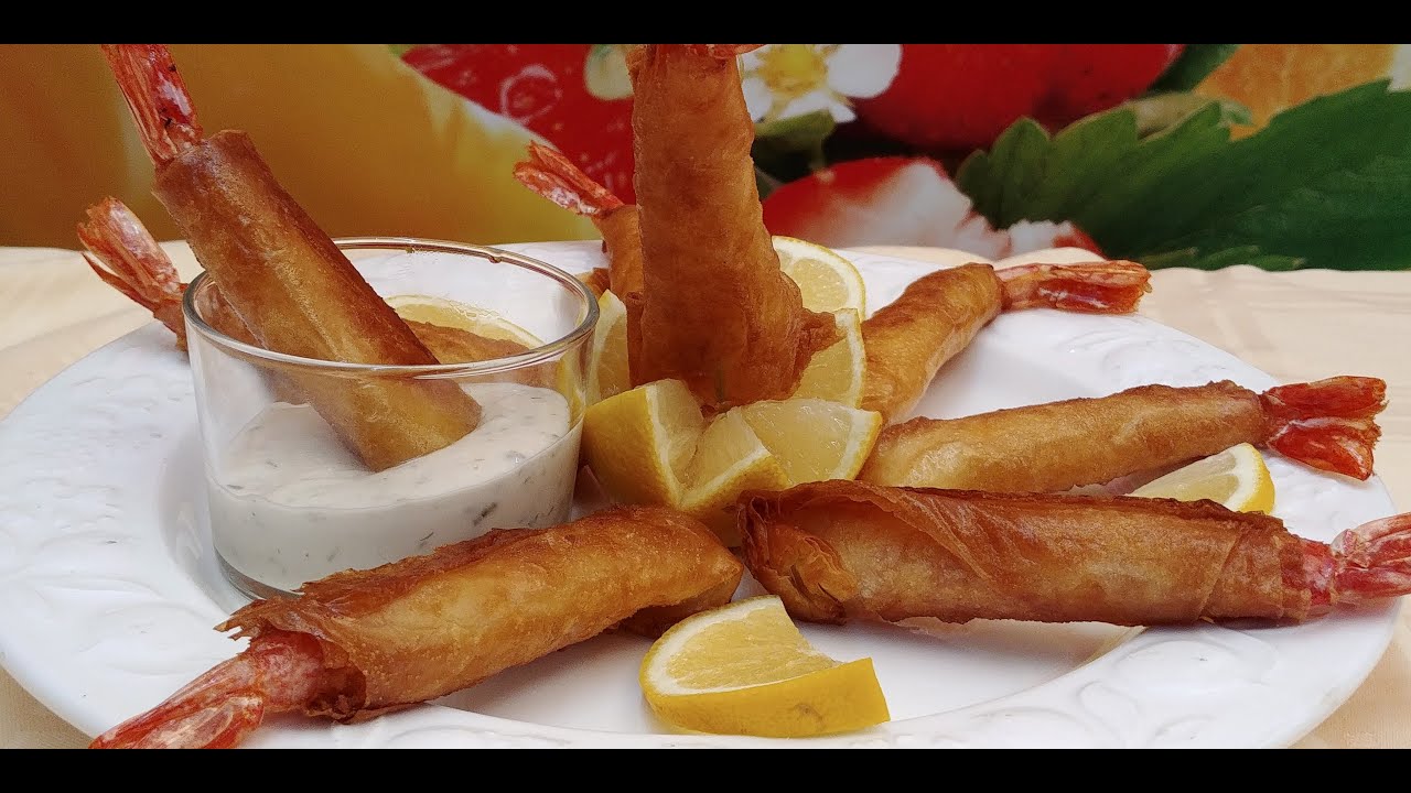 LANGOSTINOS ENVUELTOS EN MASA FILO | COCINANDO CON PAZ