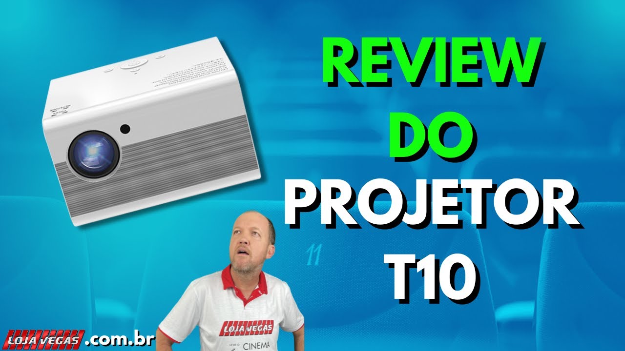 Lançamento! Novo Projetor Led T10 Modelo Branco!