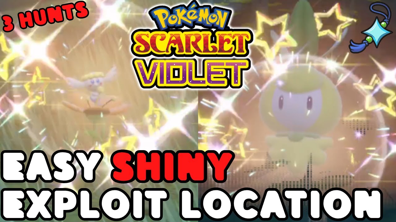 Easy SHINY FLABEBE and SHINY PETILIL Exploit Location for Pokemon Scarlet and Violet