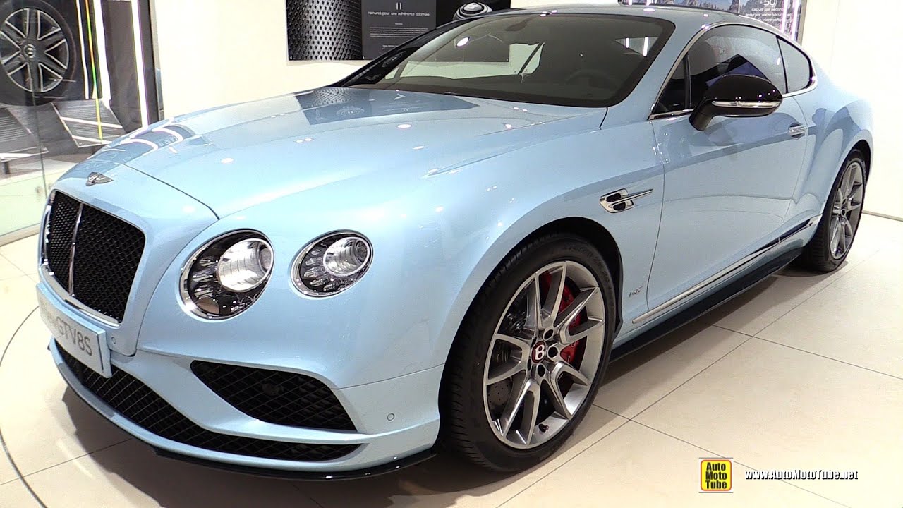 2016 Bentley Continental GT V8S - Exterior and Interior Walkaround - 2015 Geneva Motor Show