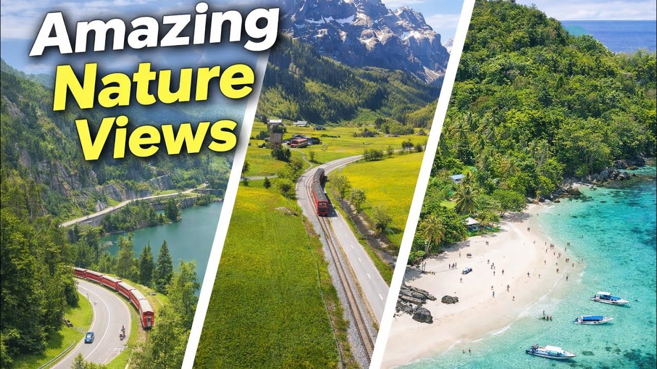 🌿 Amazing nature views &ndash; mountains, rivers & beaches for your ultimate escape! 🌊🏞️