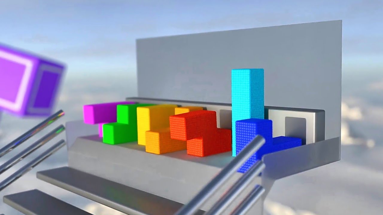 Softbody TETRIS Race